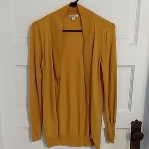 Merona mustard cardigan